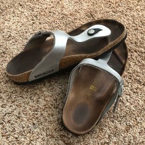 GREY BIRKENSTOCKS